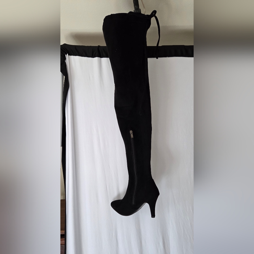 Black Over-the-Knee Women's Boots